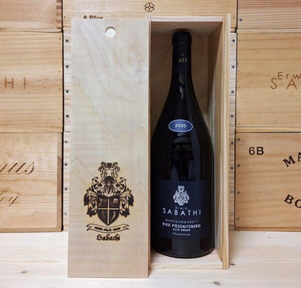 Sabathi, Chardonnay Ried Pössnitzberg Alte Reben 2020, Magnum in OHK 1,5 l