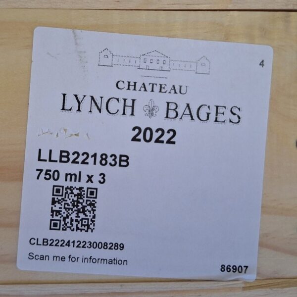 Château Lynch Bages 2022, einzeln oder in 3er-OHK 0,75 l – Bild 2